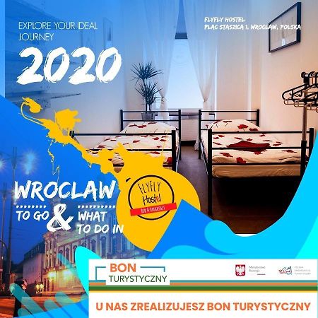 Flyfly Hostel , Darmowy Parking , Rezerwuj Przez Urzadzenia Mobilne -10 Procent Wrocław Eksteriør bilde