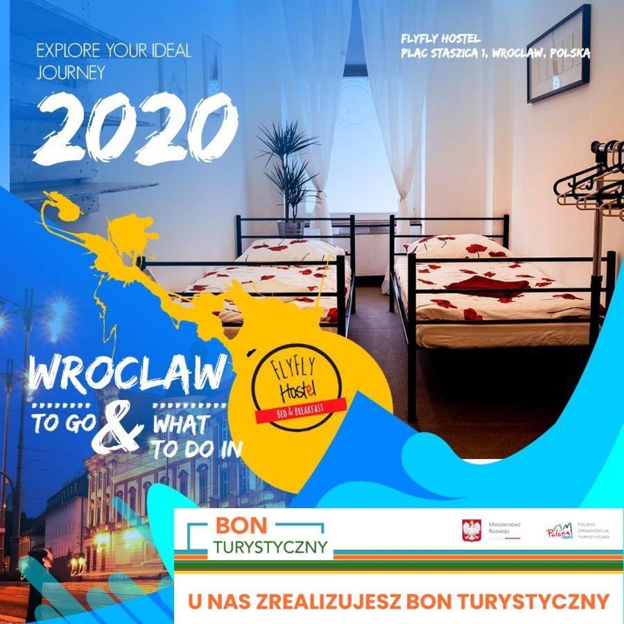 Flyfly Hostel , Darmowy Parking , Rezerwuj Przez Urzadzenia Mobilne -10 Procent Wrocław Eksteriør bilde